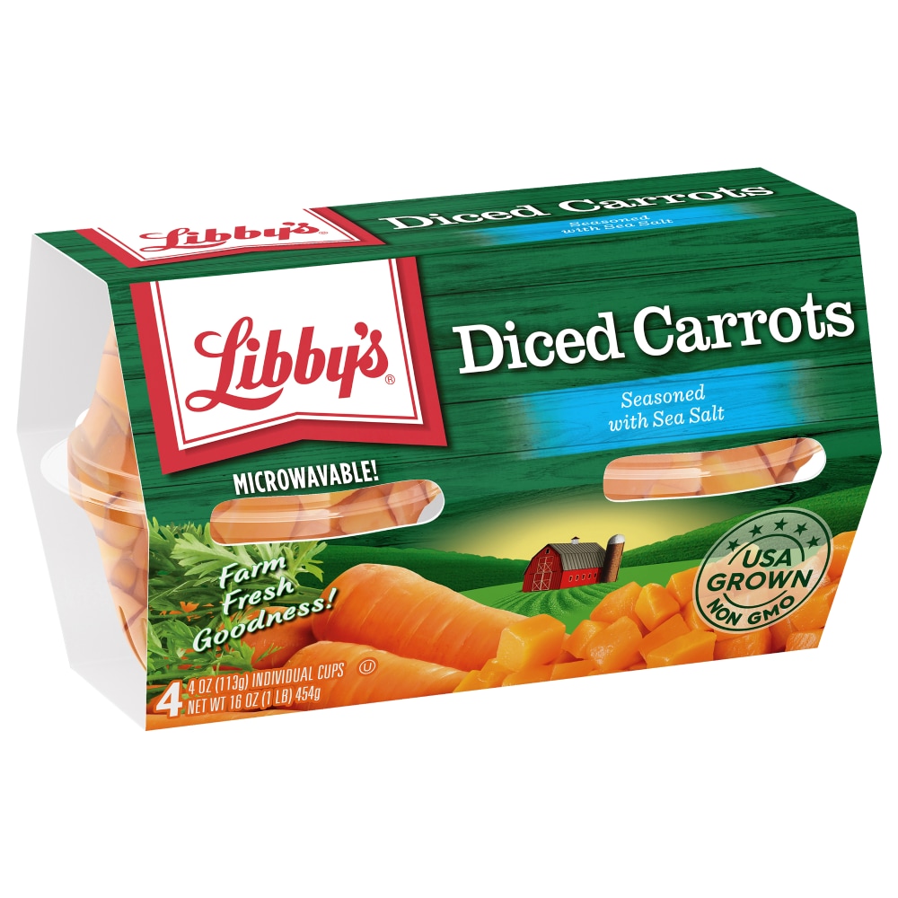 Libby's Diced Carrots Lightly Seasoned with Sea Salt