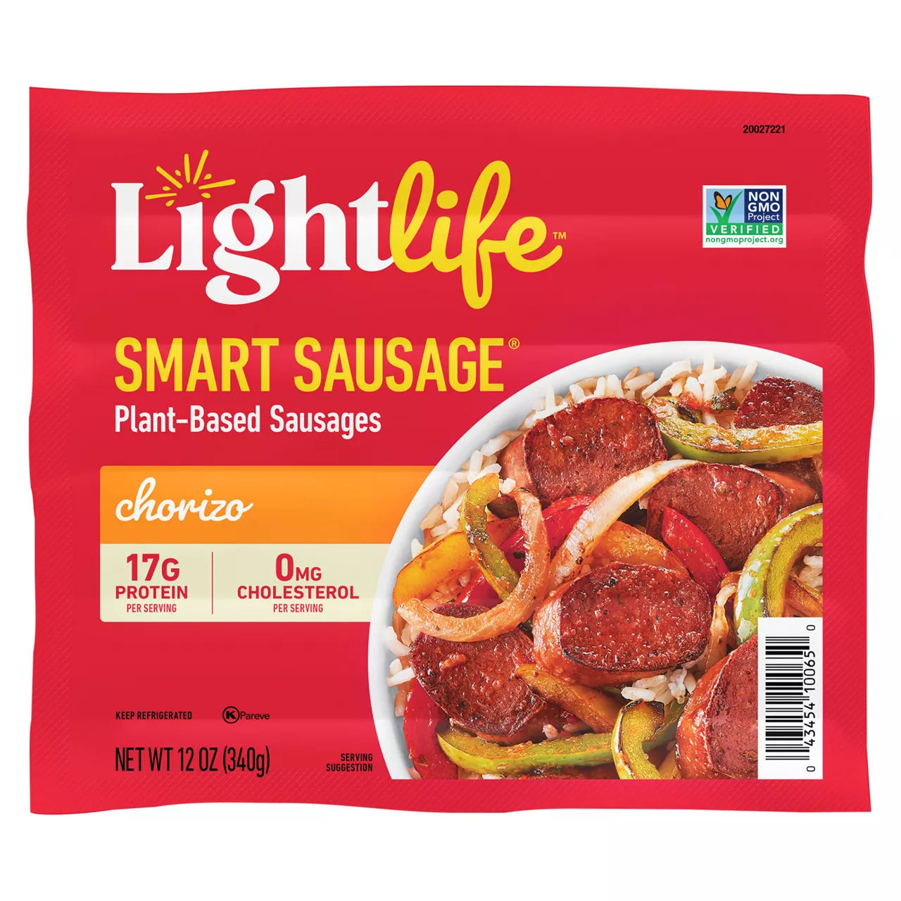 Lightlife Smart Sausage Sausages, Plant-Based, Chorizo