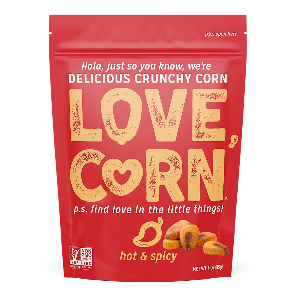 LOVE CORN Habanero Chilli, Delicious Crunchy Corn Snack
