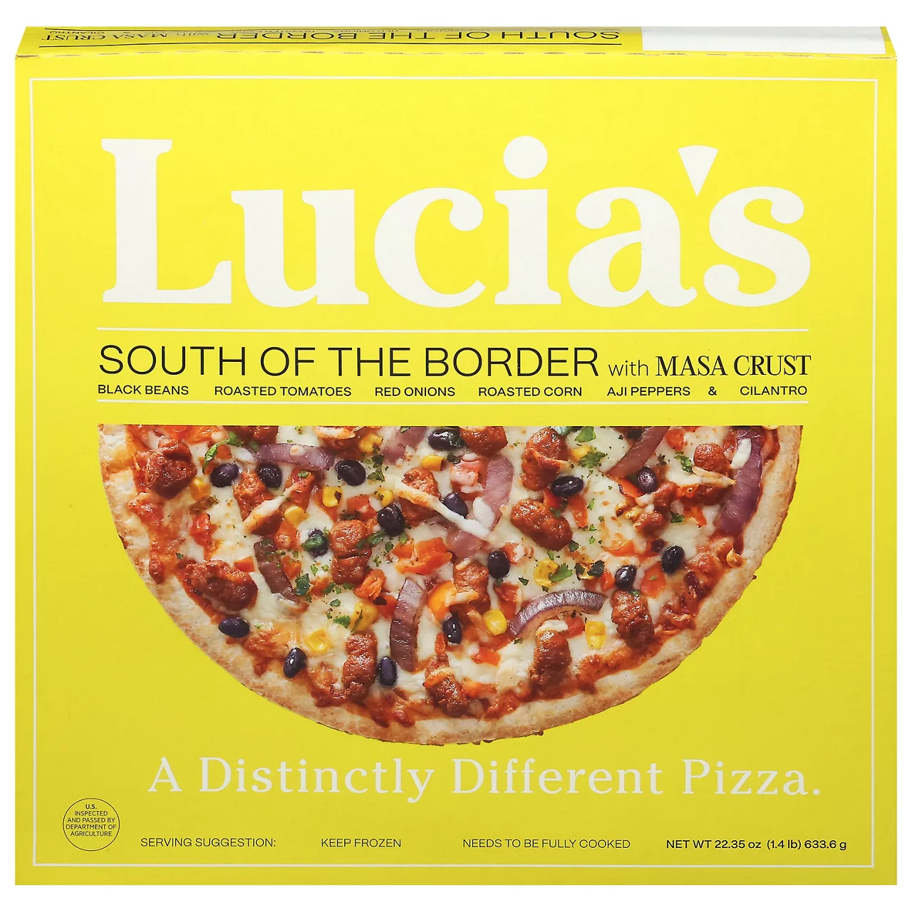 Lucia's Pizza, South of the Border, Masa Crust