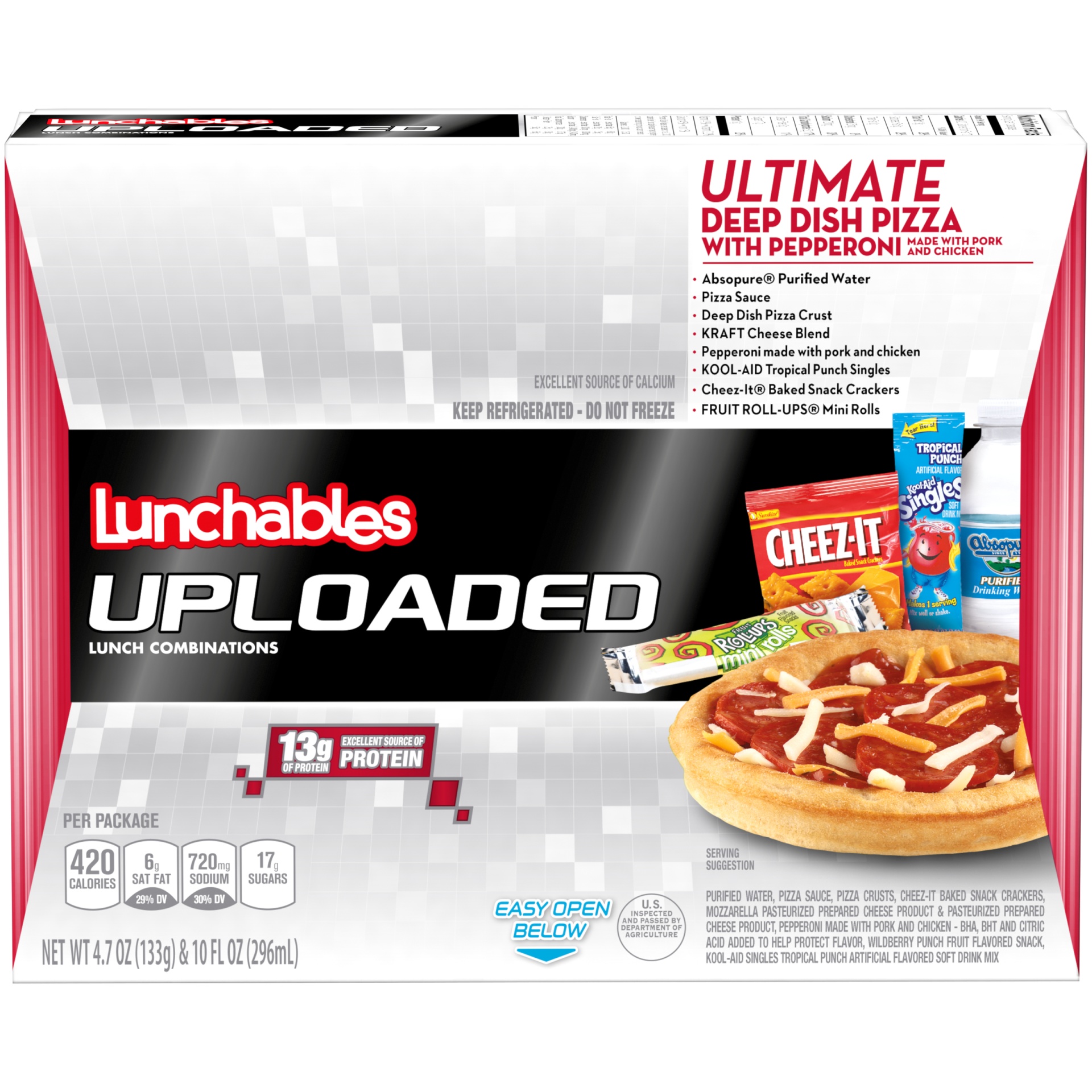 Lunchables Uploaded Ultimate Deep Dish Pizza With Pepperoni