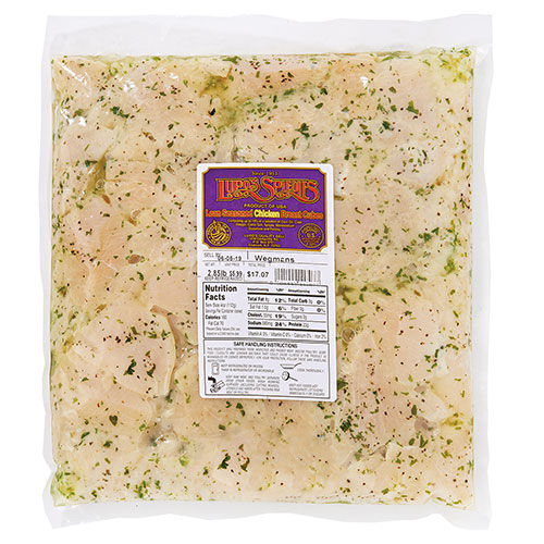 Lupo's Spiedies Lean Seasoned Chicken Breast Cubes, Large