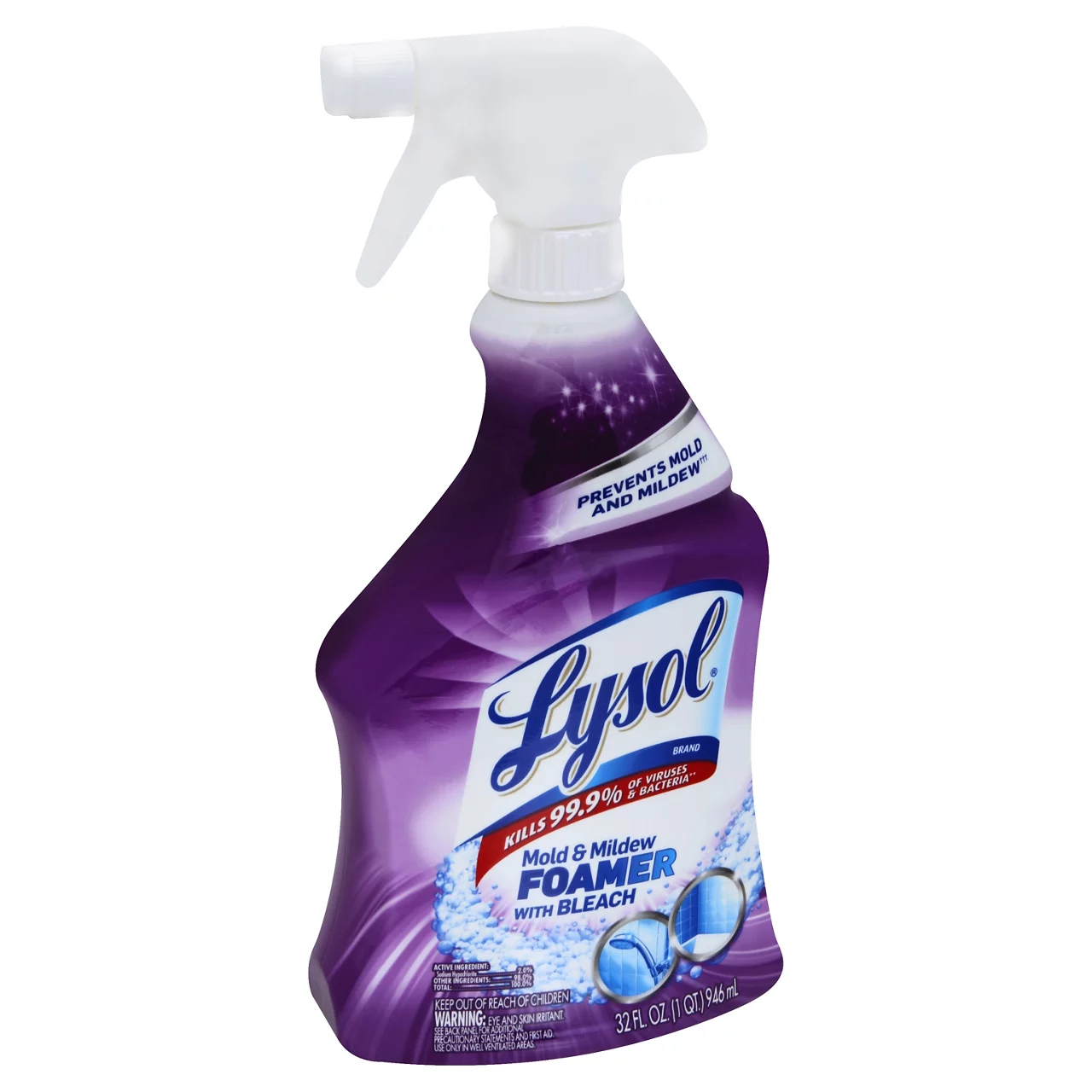 Lysol Mold & Mildew Foamer, with Bleach