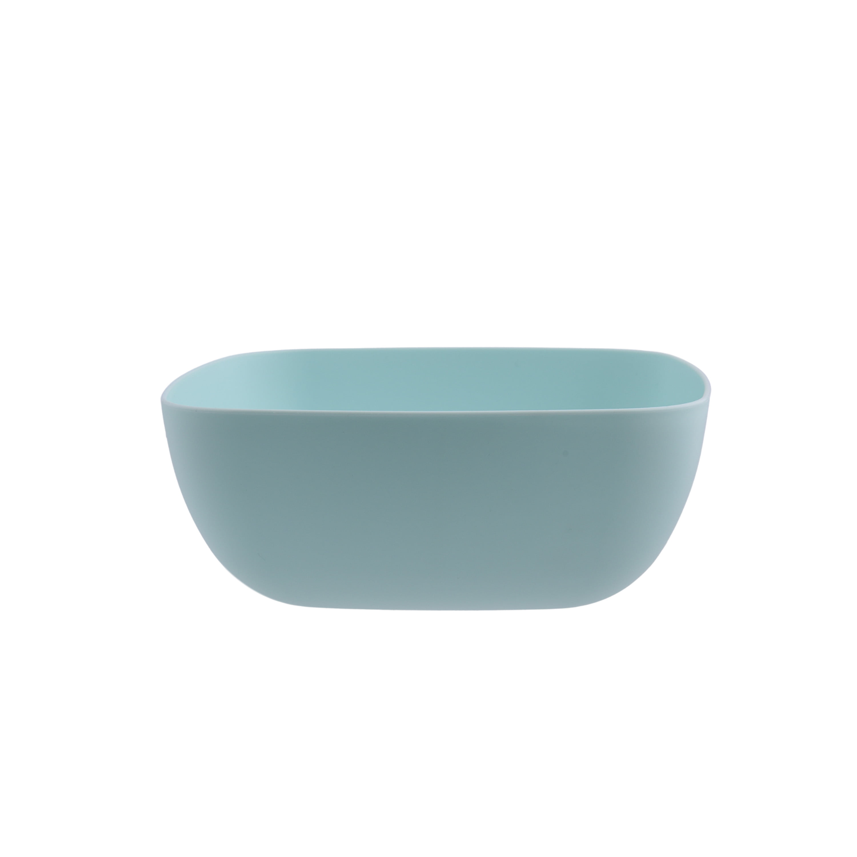 Mainstays 37-Ounce Square Plastic Bowl, Teal