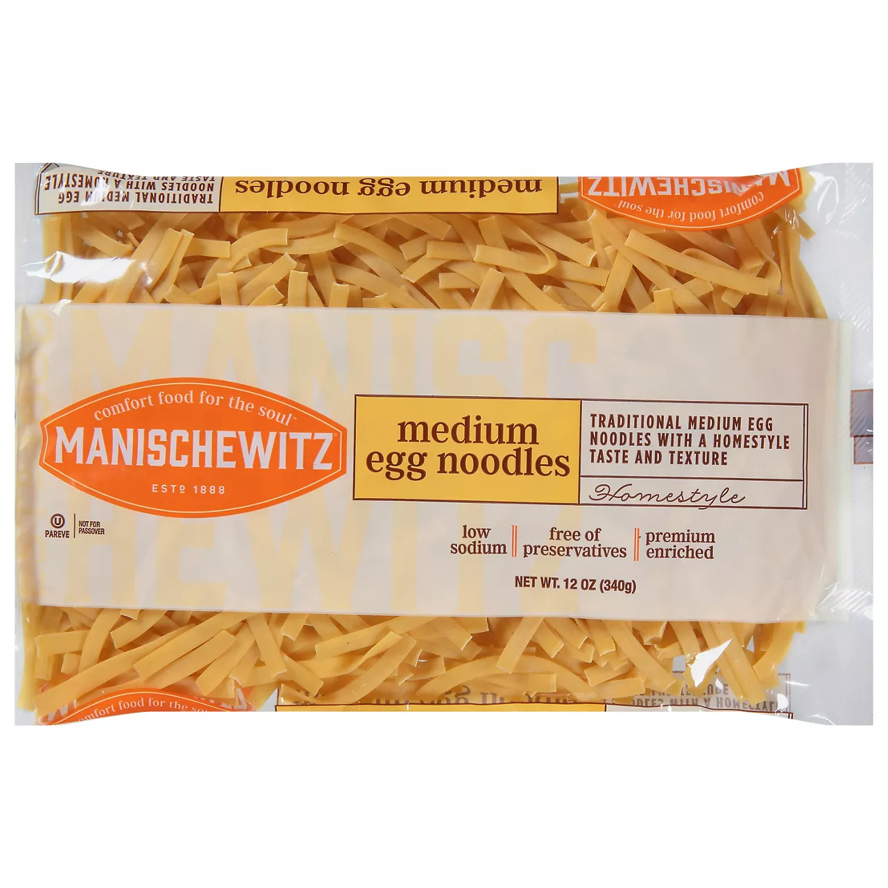 Manischewitz Medium Premium Enriched Egg Noodles