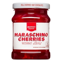 Maraschino Cherries in Light Syrup without Stems