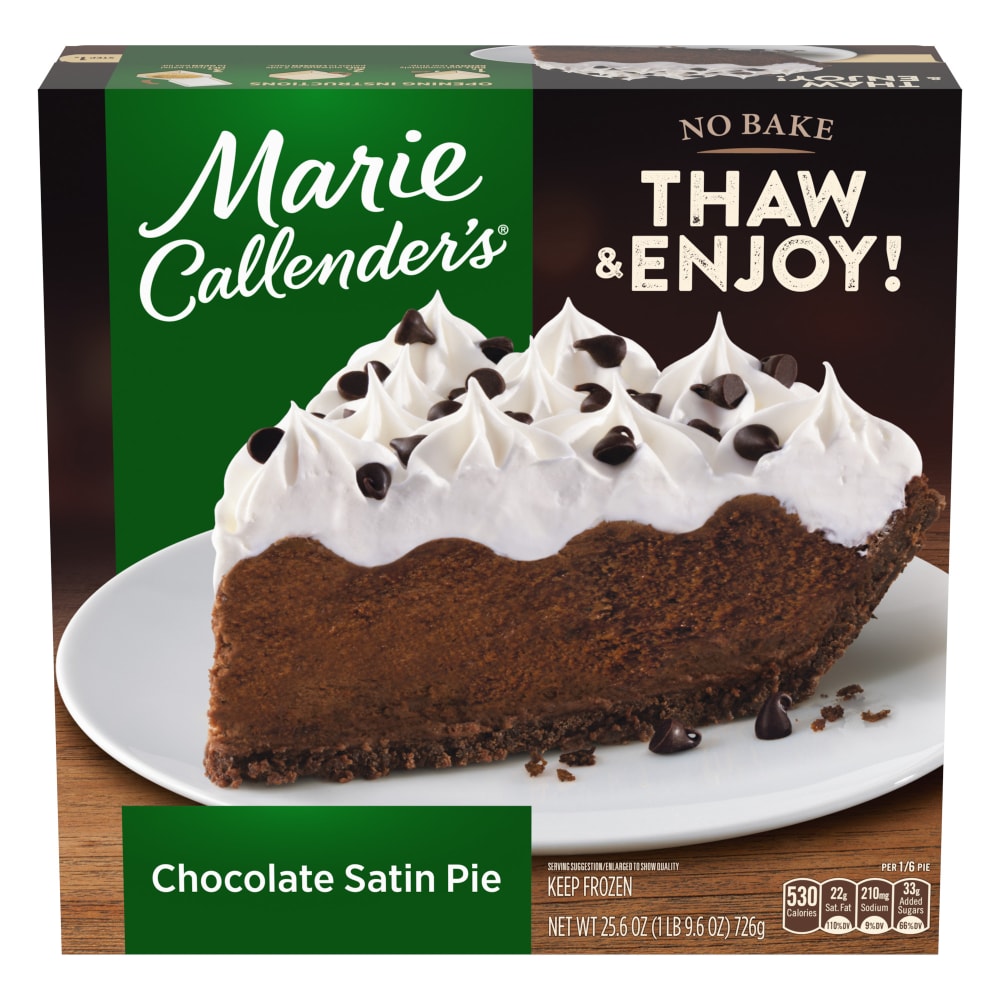 Marie Callender's Chocolate Satin Pie