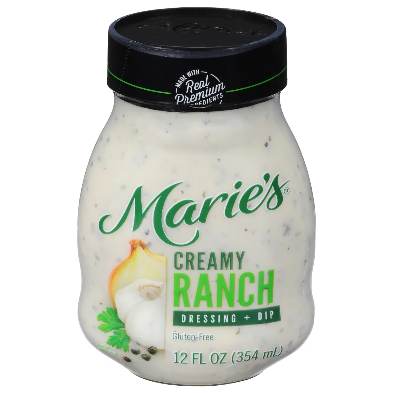 Marie's Creamy Ranch Refrigerated Salad Dressing & Dip, 12 Fluid oz Jar