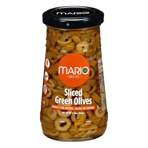 Mario Sliced Spanish Manzanilla Olives