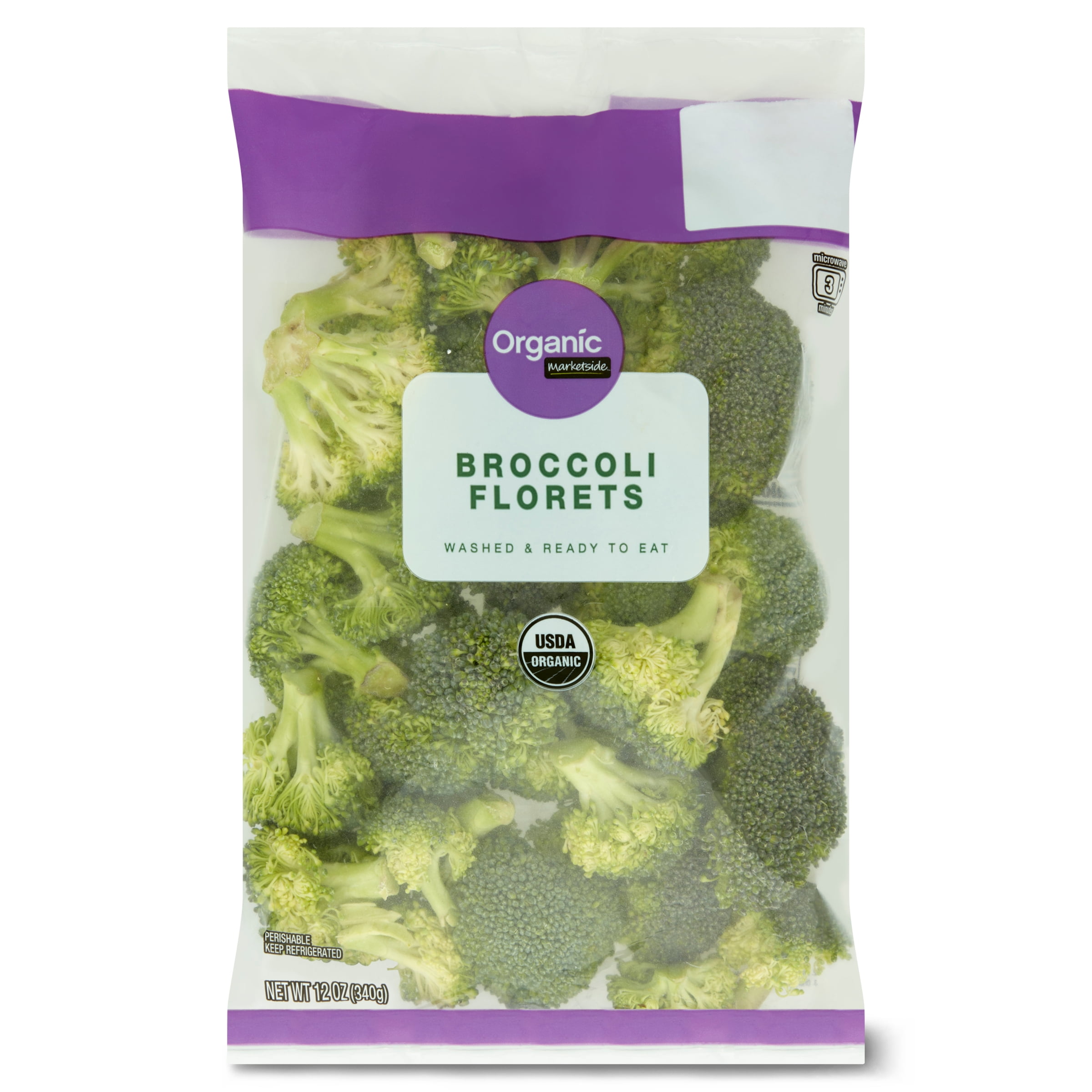 Marketside Organic Fresh Broccoli Florets