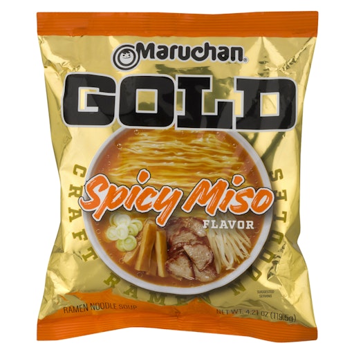 Maruchan Noodle Soup, Ramen, Gold, Spicy Miso