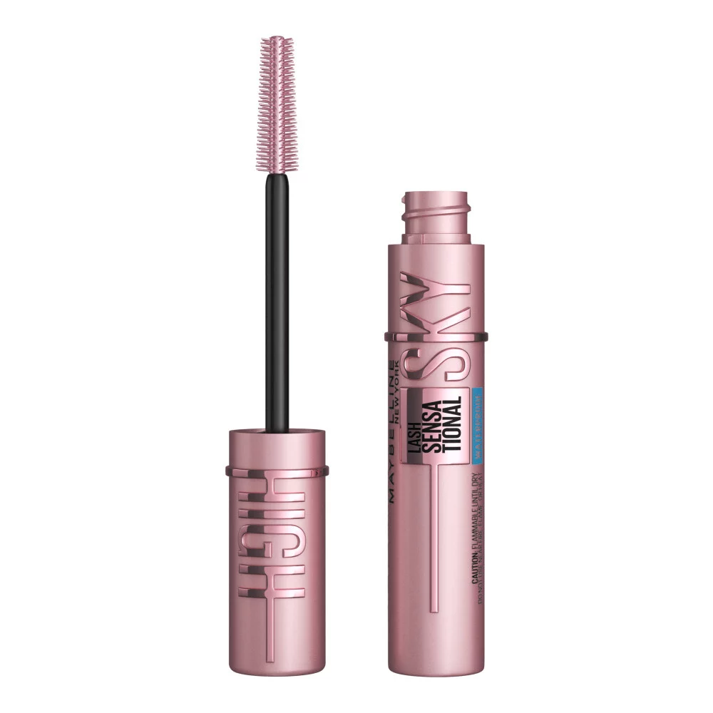 Maybelline Lash Sensational Sky High Waterproof Mascara Makeup Very Black