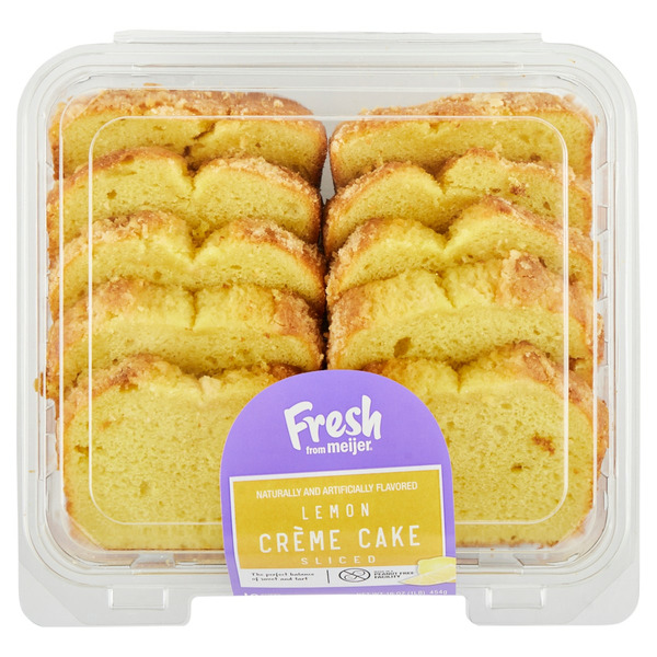 Meijer Lemon Sliced Creme Cake