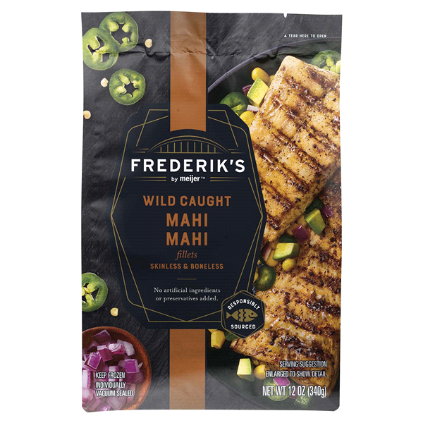 Meijer Frederik's Skinless & Boneless Wild Caught Mahi Mahi Fillets