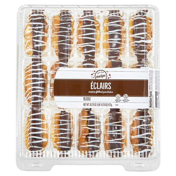 Eclairs Creme Filled Pastries
