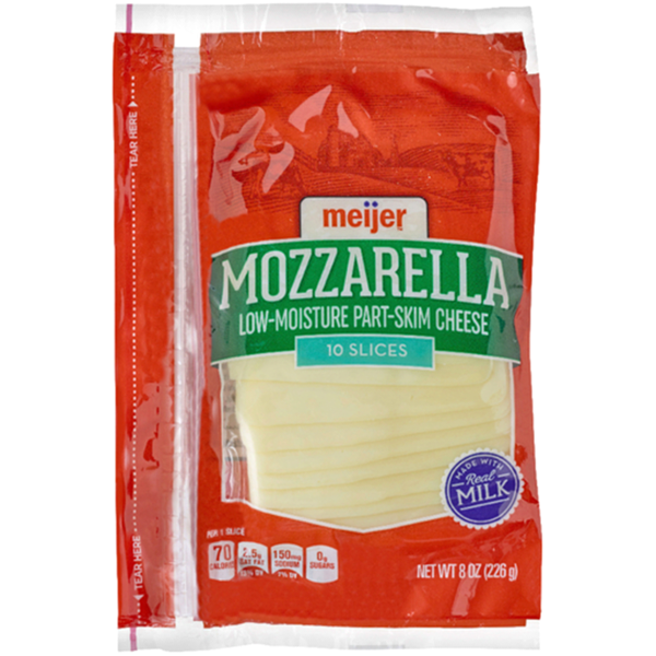 Meijer Meijer, Low-Moisture Park-Skim Mozzarella Cheese