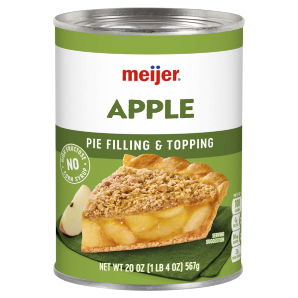 Meijer Apple Pie Filling with Sugar