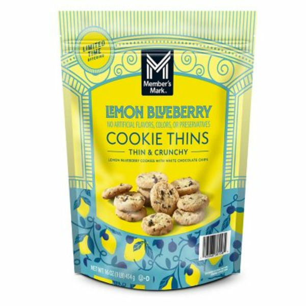 Member's Mark Lemon Blueberry Cookie Thins