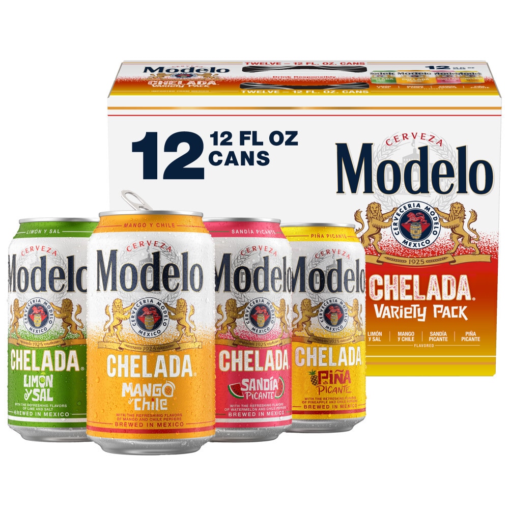 Modelo Chelada Variety Pack Mexican Import Flavored Beer