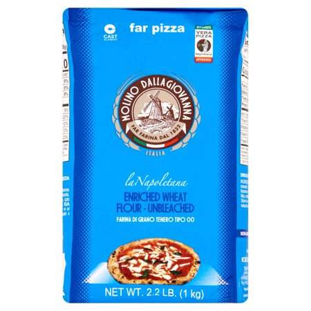 Molina Dallagiovanna Flour Napoletana Tipo 00,2.2 Lb (Pack Of 8)
