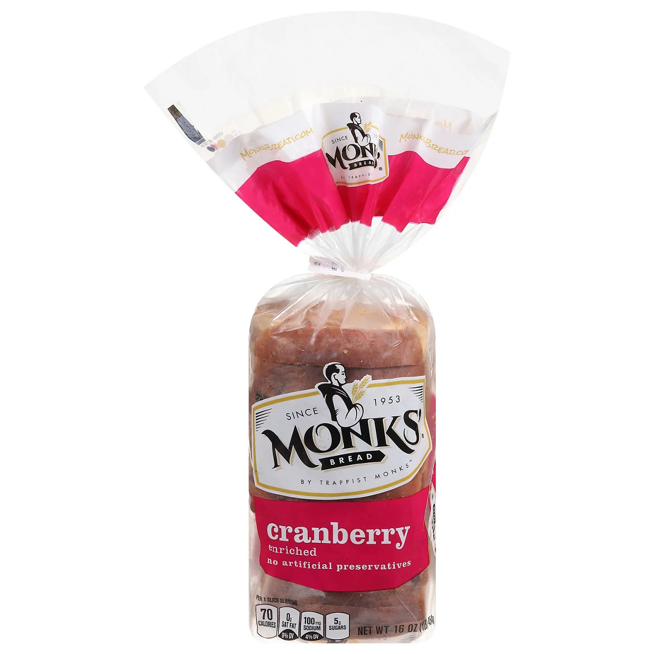 Monks' Bread Bread, Cranberry