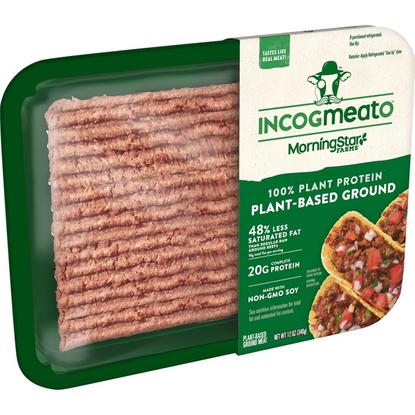 Morningstar Farms Incogmeato Frozen Original Plant-Based Ground