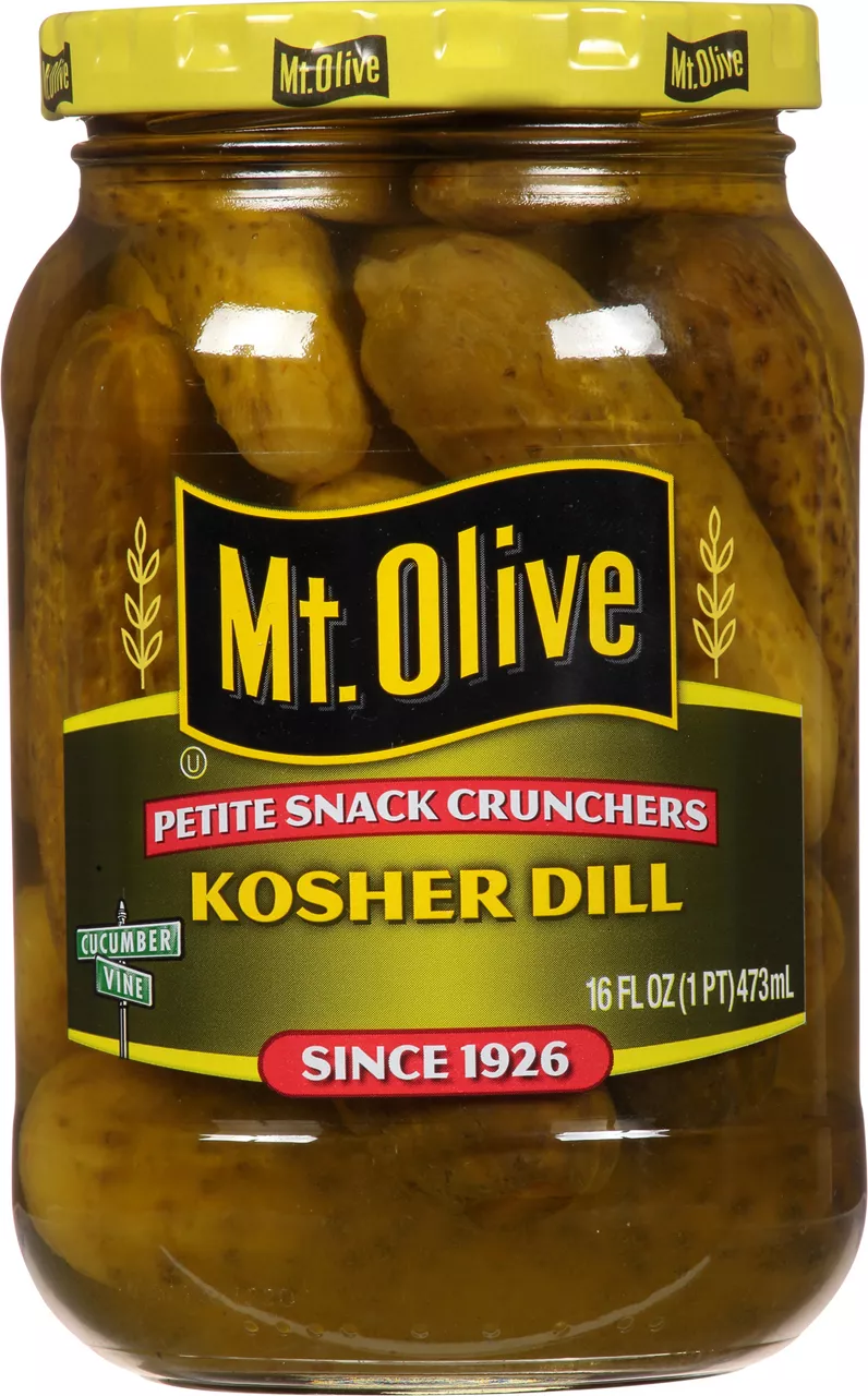 Mt Olive Kosher Dill Petite Snack Crunchers Pickles