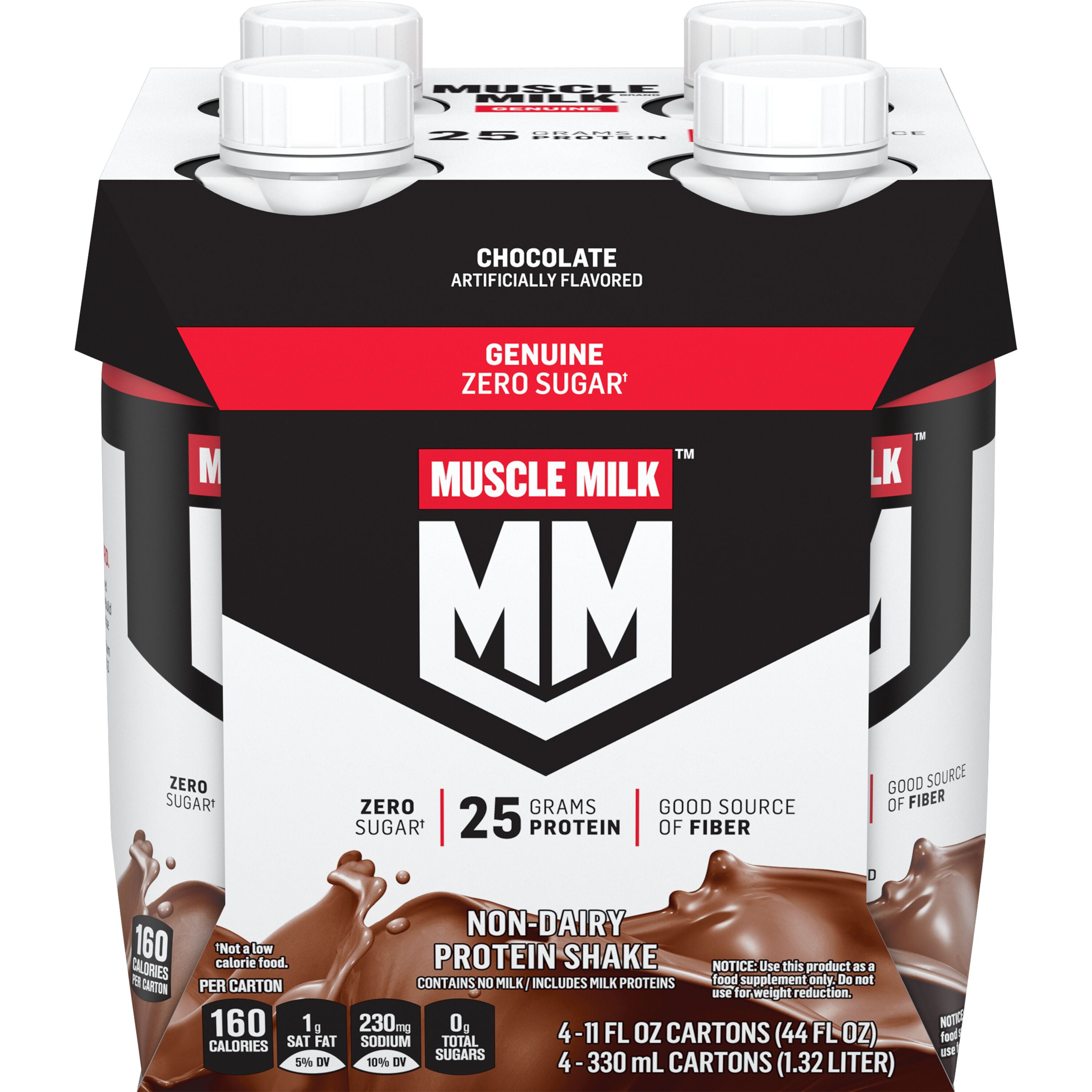 Muscle Milk Genuine Chocolate Non-dairy Protein Shakes