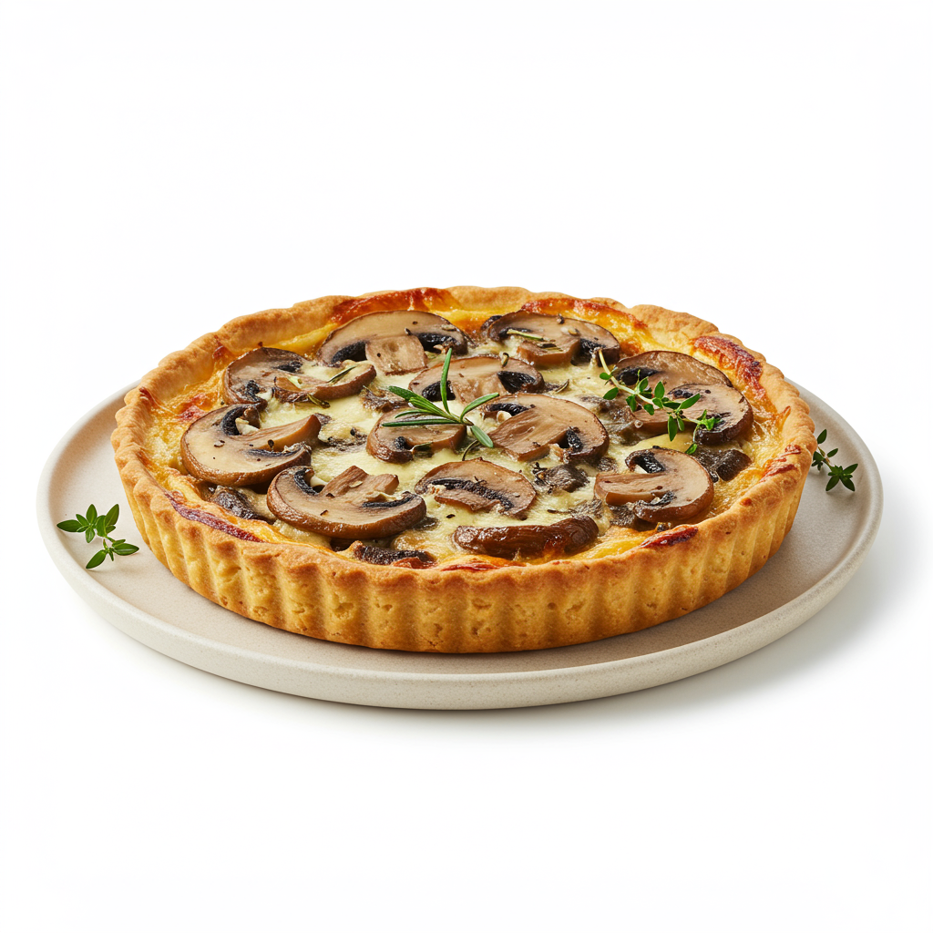 mushroom tart