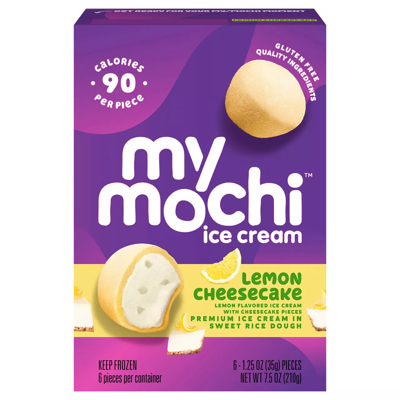 My/Mochi Ice Cream, Lemon Cheesecake