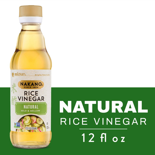 Nakano Natural Rice Vinegar, Vinegar with a Subtle and Mild Flavor Perfect for Marinades and a Salad Vinaigrette