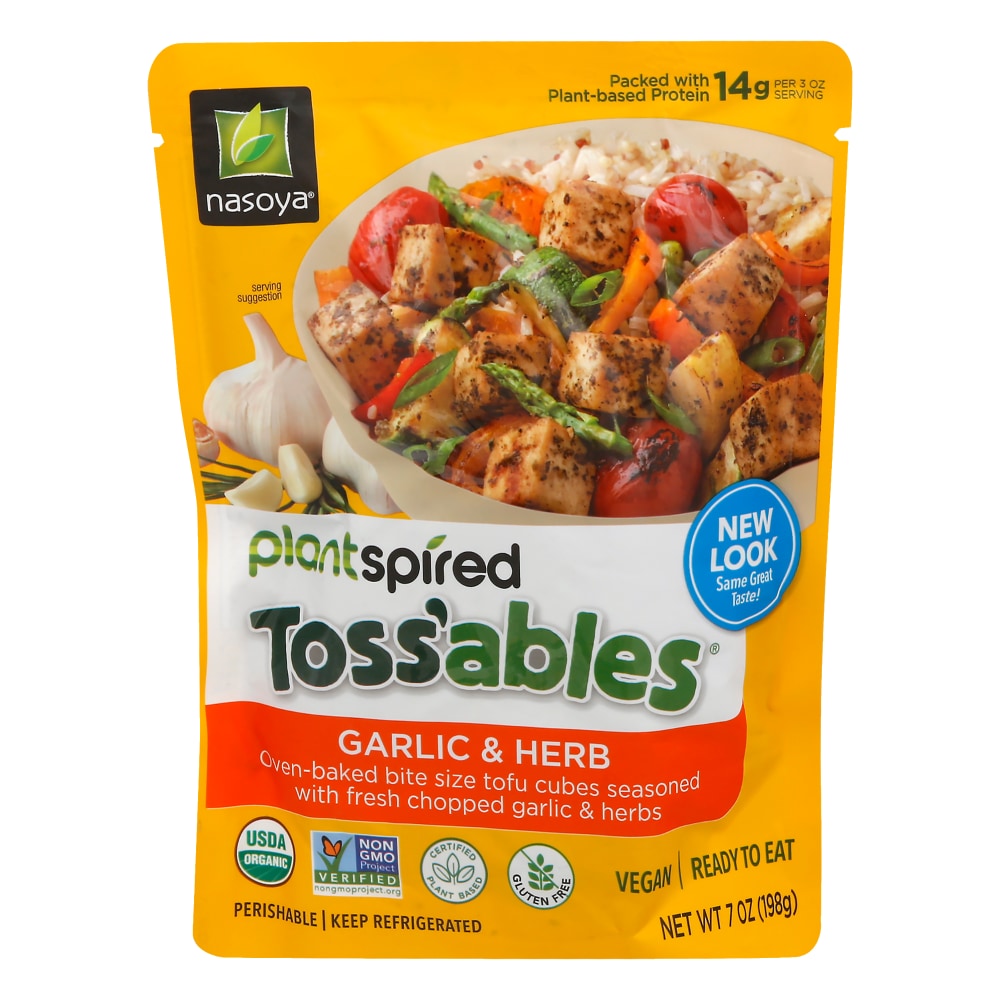 Nasoya Plantspired Toss'ables, Garlic & Herb