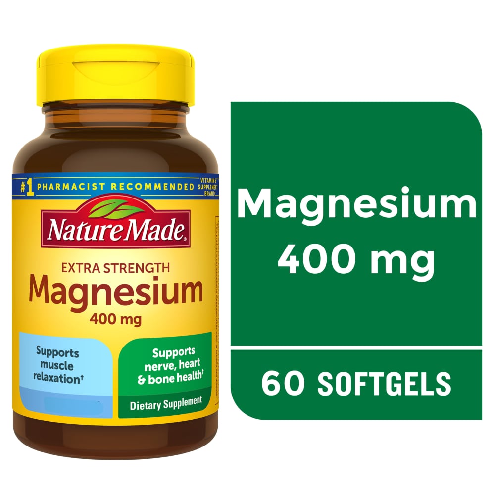 Nature Made Magnesium, Extra Strength, 400 mg, Softgels