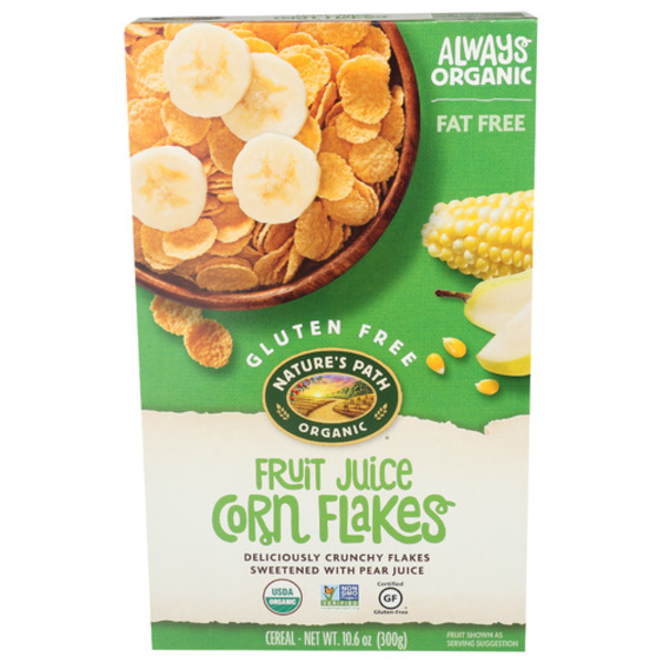Nature's Path Organic Corn Flakes Fruit Juice Sweetened Cereal