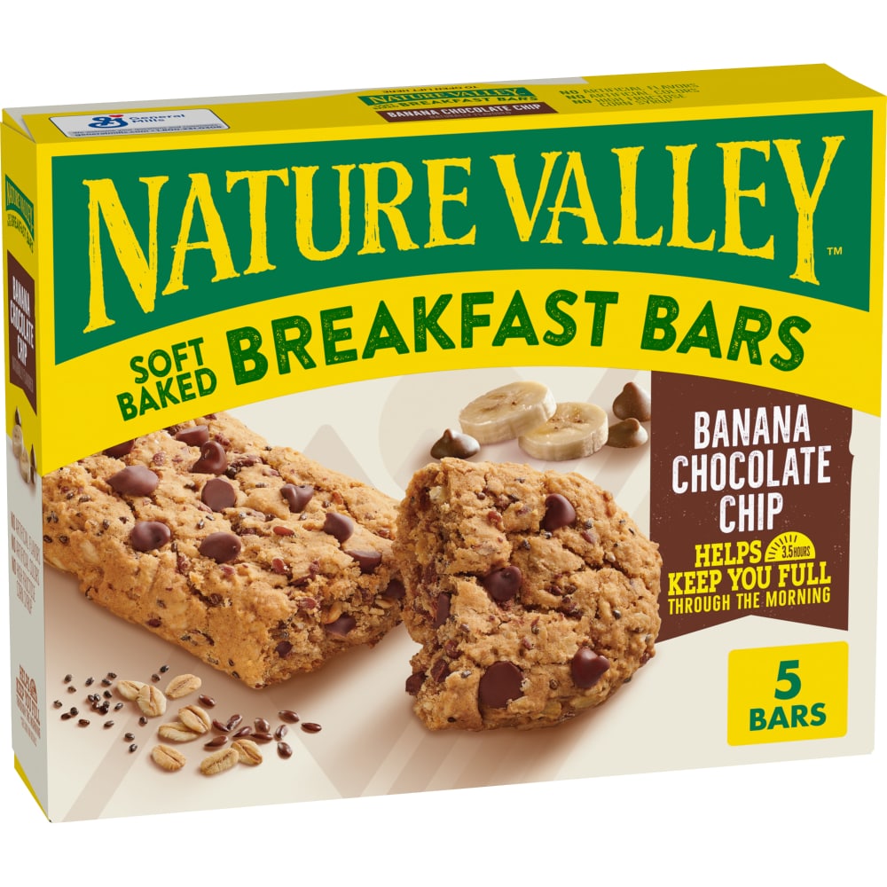 Nature Valley Soft Baked Breakfast Bar Bananna Chocolate Chip