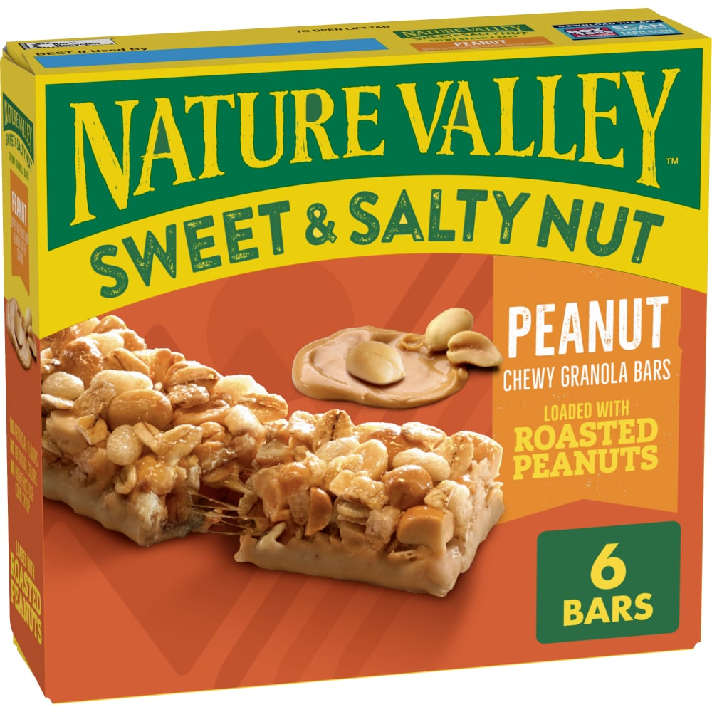 Nature Valley Granola Bars, Sweet and Salty Nut, Peanut