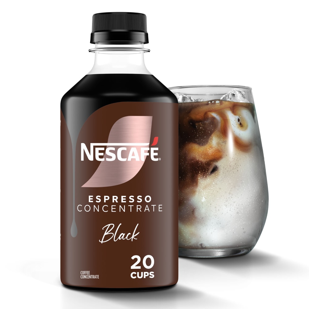 NESCAFÉ Espresso Concentrate Black Instant Espresso Coffee Concentrate Cold Brew Style Iced Coffee