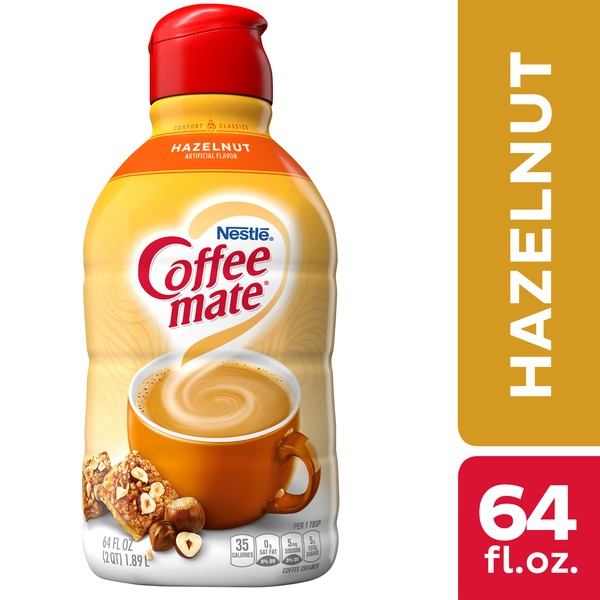 Nestle Coffee Mate Hazelnut Coffee Creamer Liquid Triple Churned