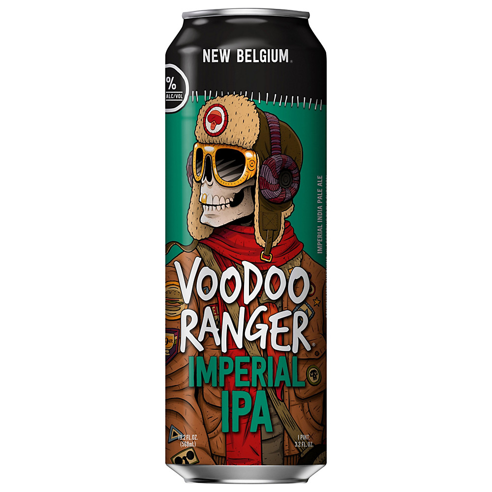 New Belgium Voodoo Ranger Imperial IPA Craft Beer Single Can