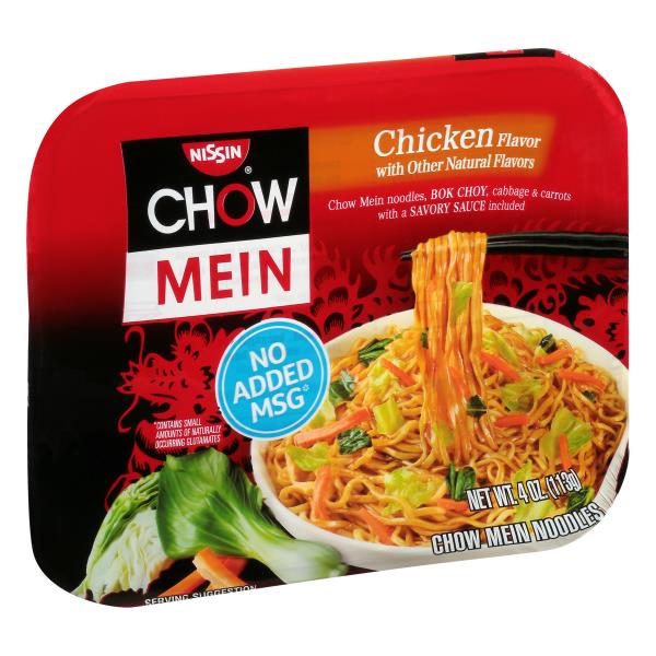 Nissin Chow Mein Noodles, Chicken Flavor