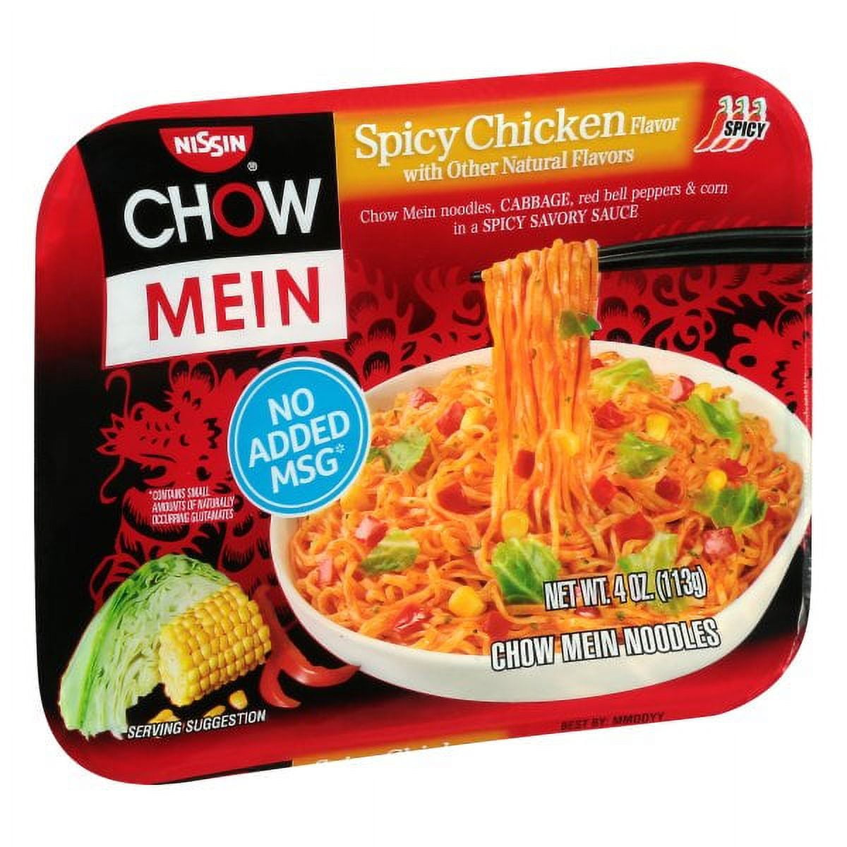 NissinÂ® Chow Mein Premium Spicy Chicken Flavor Chow Mein Noodles