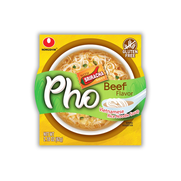 Nongshim Noodle Soup, With Sriracha Sauce, Beef Flavor