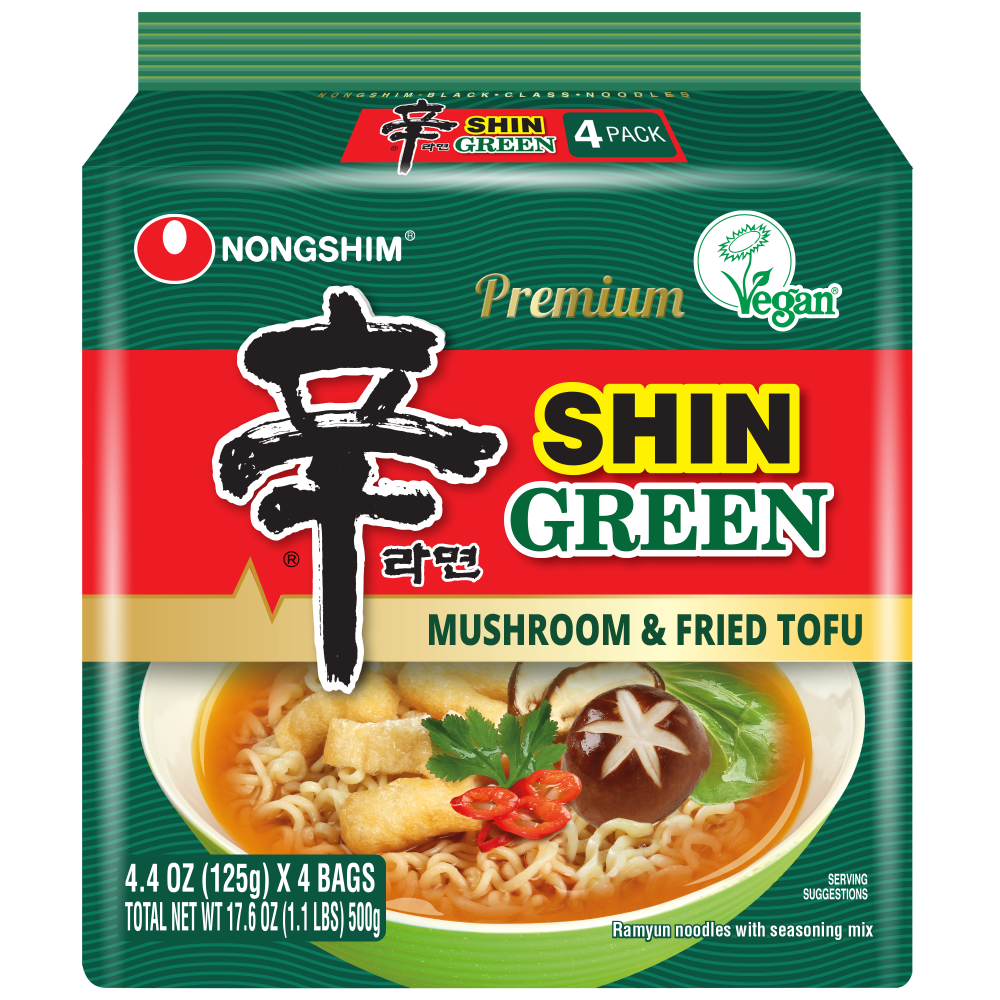 Nongshim® Shin Green Tofu & Mushroom Premium Noodle Soup