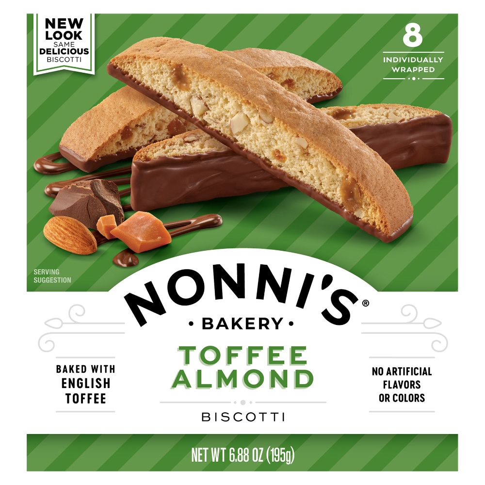 Nonni's Biscotti, Toffee Almond
