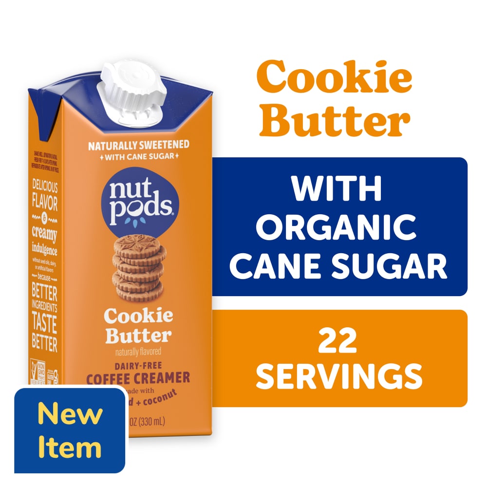nutpods® Non Dairy Cookie Butter made with Almonds and Coconuts Coffee Creamer