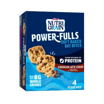 Nutri-Grain Power-Fulls Soft Baked Oat Bites, Protein Snacks, Whole Grain, Chocolate Chip