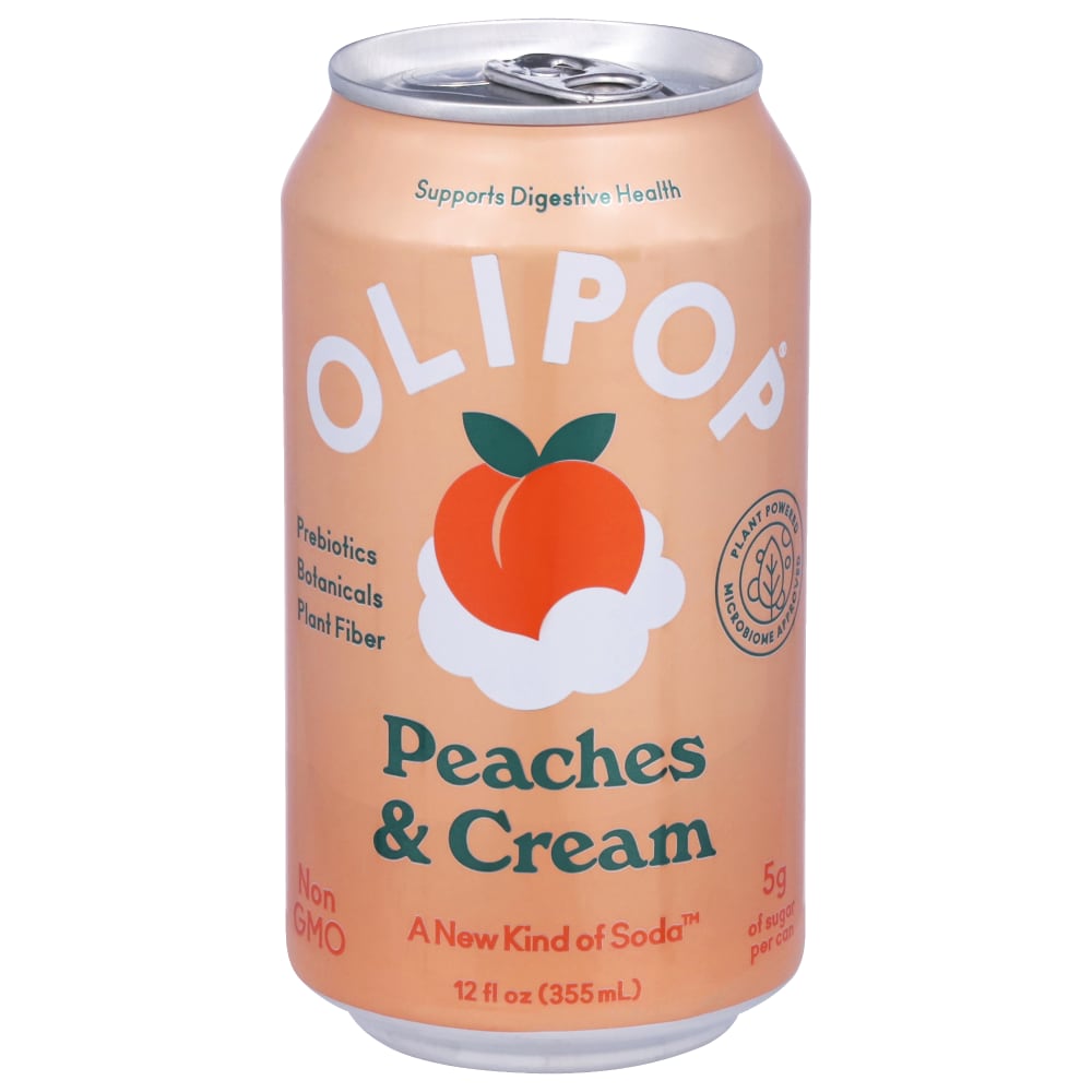 OLIPOP Barbie Peaches and Cream Sparkling Tonic
