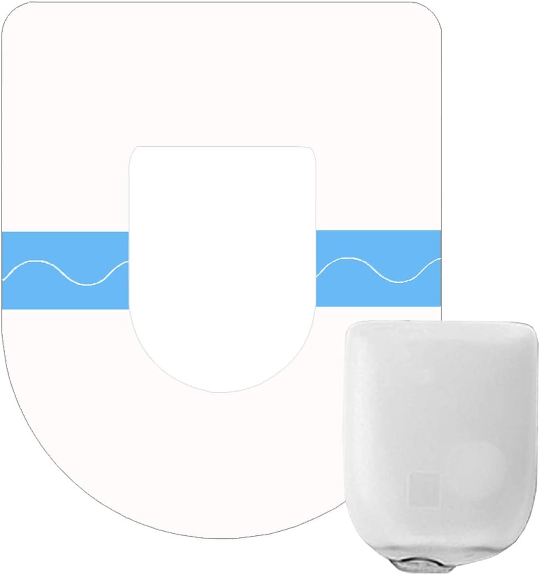 Omnipod Adhesive Patches Waterproof-40 Pack Transparent Overpatches for Omnipod,Clear Omnipod Tape Covers Long Lasting to 10 Days