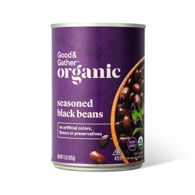 Organic Seasoned Black Beans