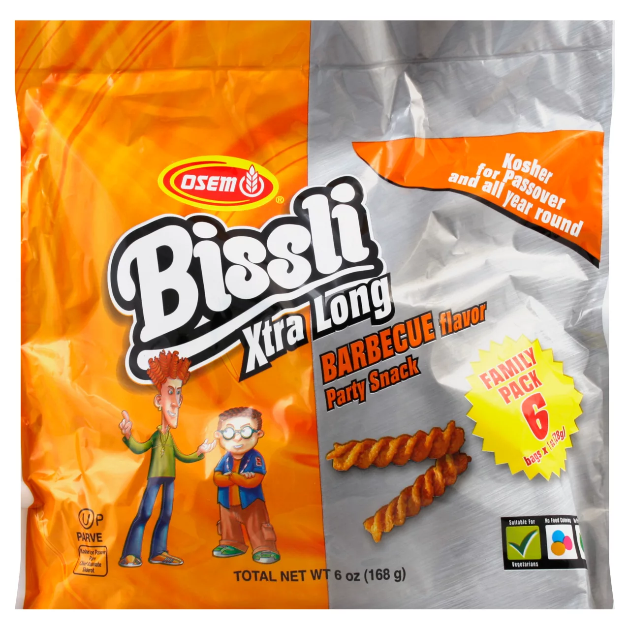 Osem Bissli, Xtra Long, Barbecue Flavor, Family Pack